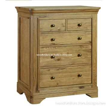 Oak 2+3 Chest of Drawers